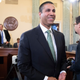 FCC Chair Ajit Pai at a Senate Committee on Commerce, Science, and Transportation meeting in August 2018.